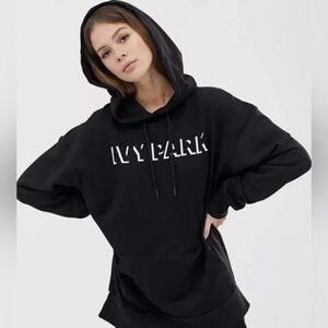 IVY PARK womens Shadow logo Hoodie size Small
